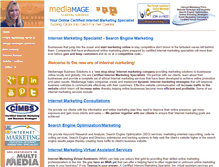 Tablet Screenshot of mediamage.com